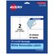 Avery Matte White Removable Rectangle Labels, 11" x 4.25"